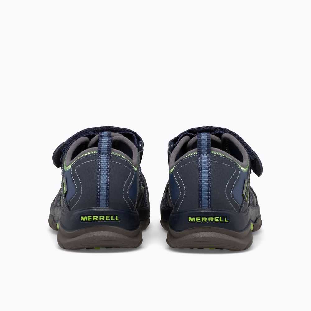 Tenis Para Agua Merrell Hydro Niño Azul Marino Verdes | México-6683240