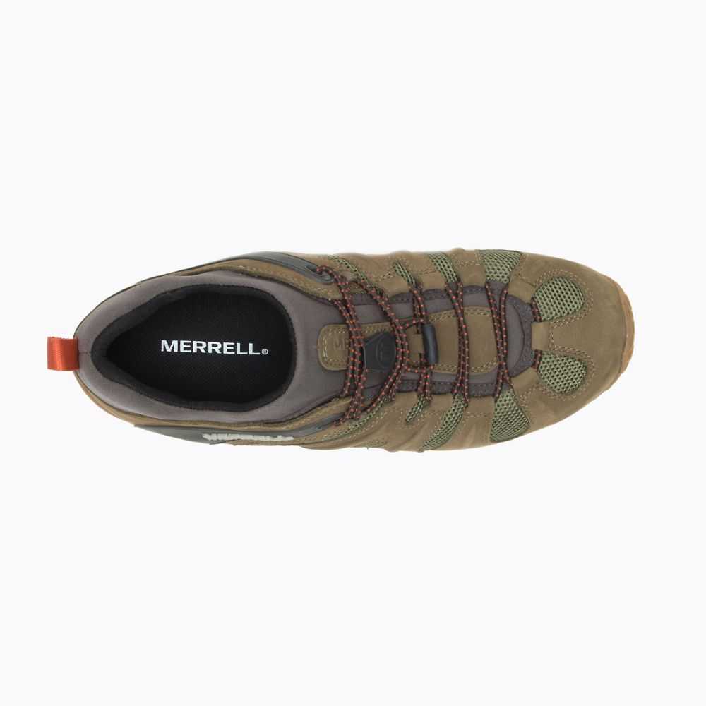 Tenis Senderismo Merrell Chameleon 8 Stretch Hombre Verde Oliva | México-6372642