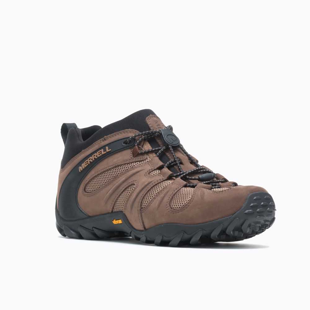 Tenis Senderismo Merrell Chameleon 8 Stretch Hombre Marrom | México-8267603