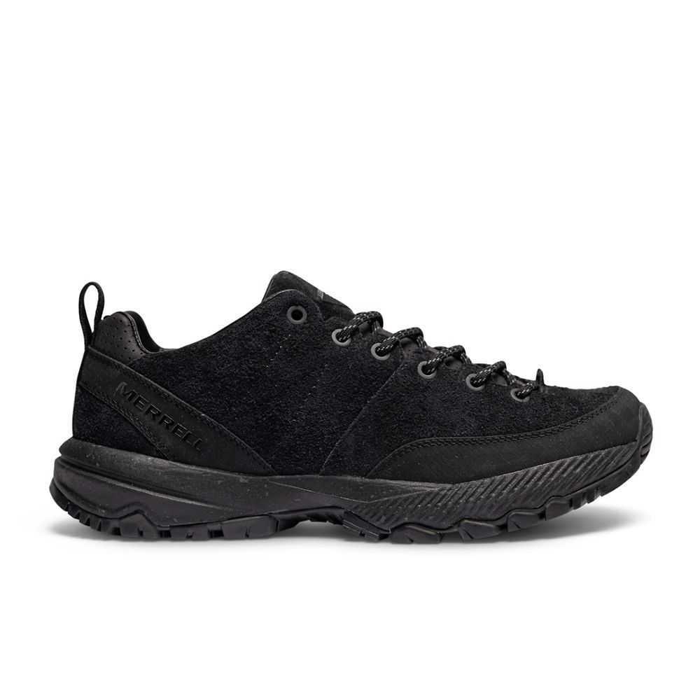 Tenis Senderismo Merrell MQM Ace Cuero Hombre Negros | México-4960722