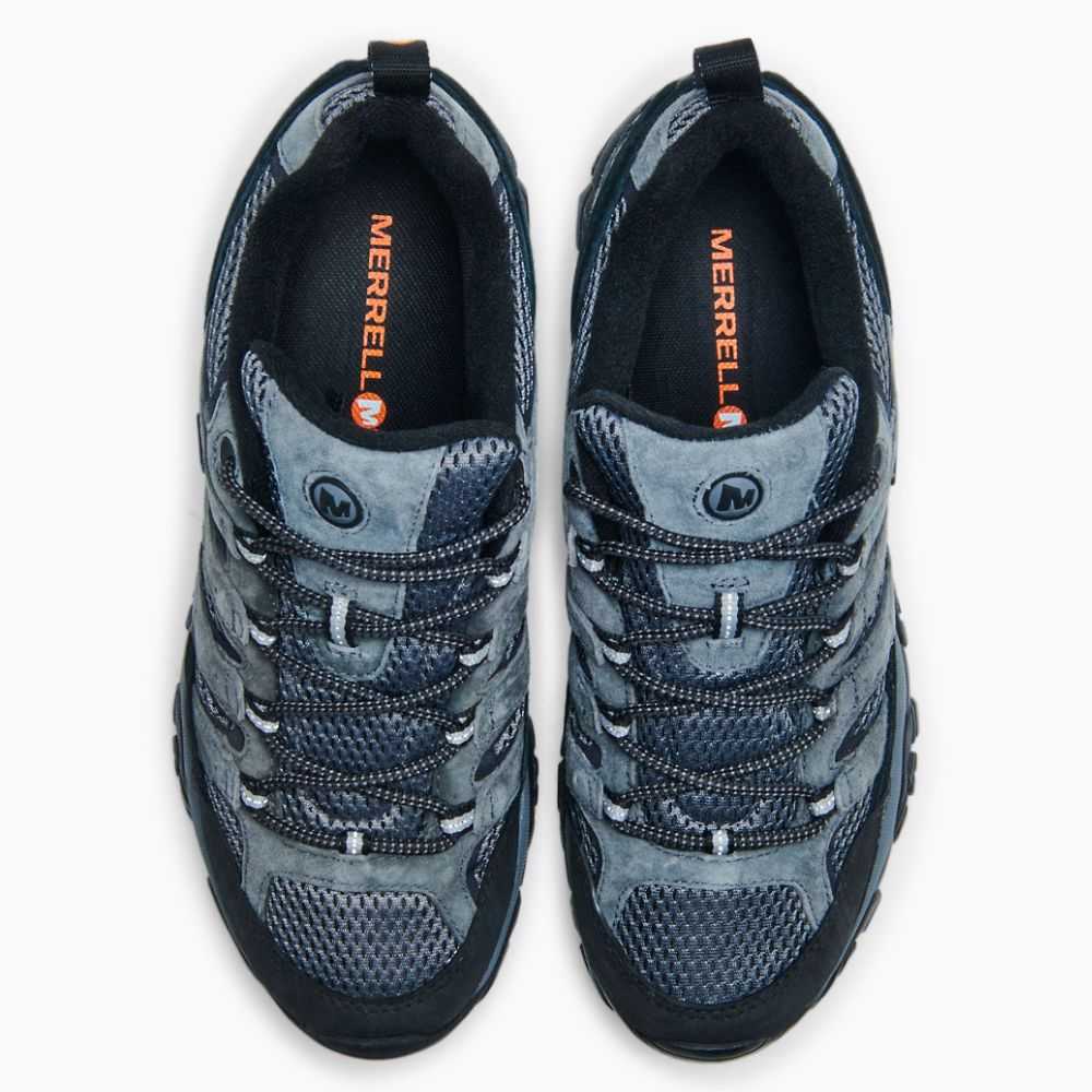 Tenis Senderismo Merrell Moab 2 Anchos Hombre Grises | México-6322794