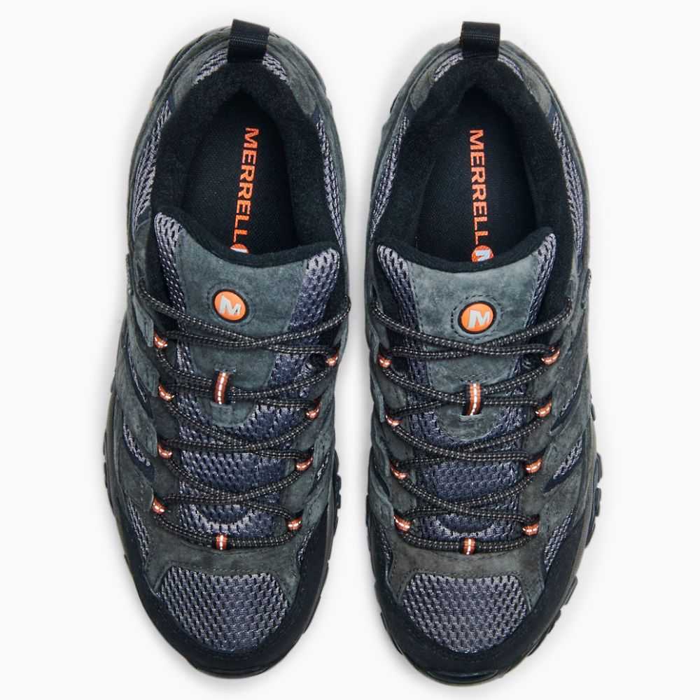 Tenis Senderismo Merrell Moab 2 Anchos Hombre Grises Claro Verdes | México-7239668