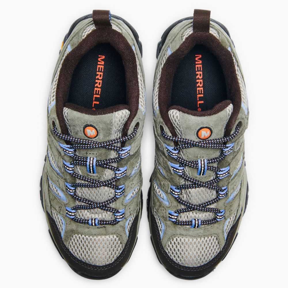 Tenis Senderismo Merrell Moab 2 Anchos Mujer Verde Oliva | México-4639867