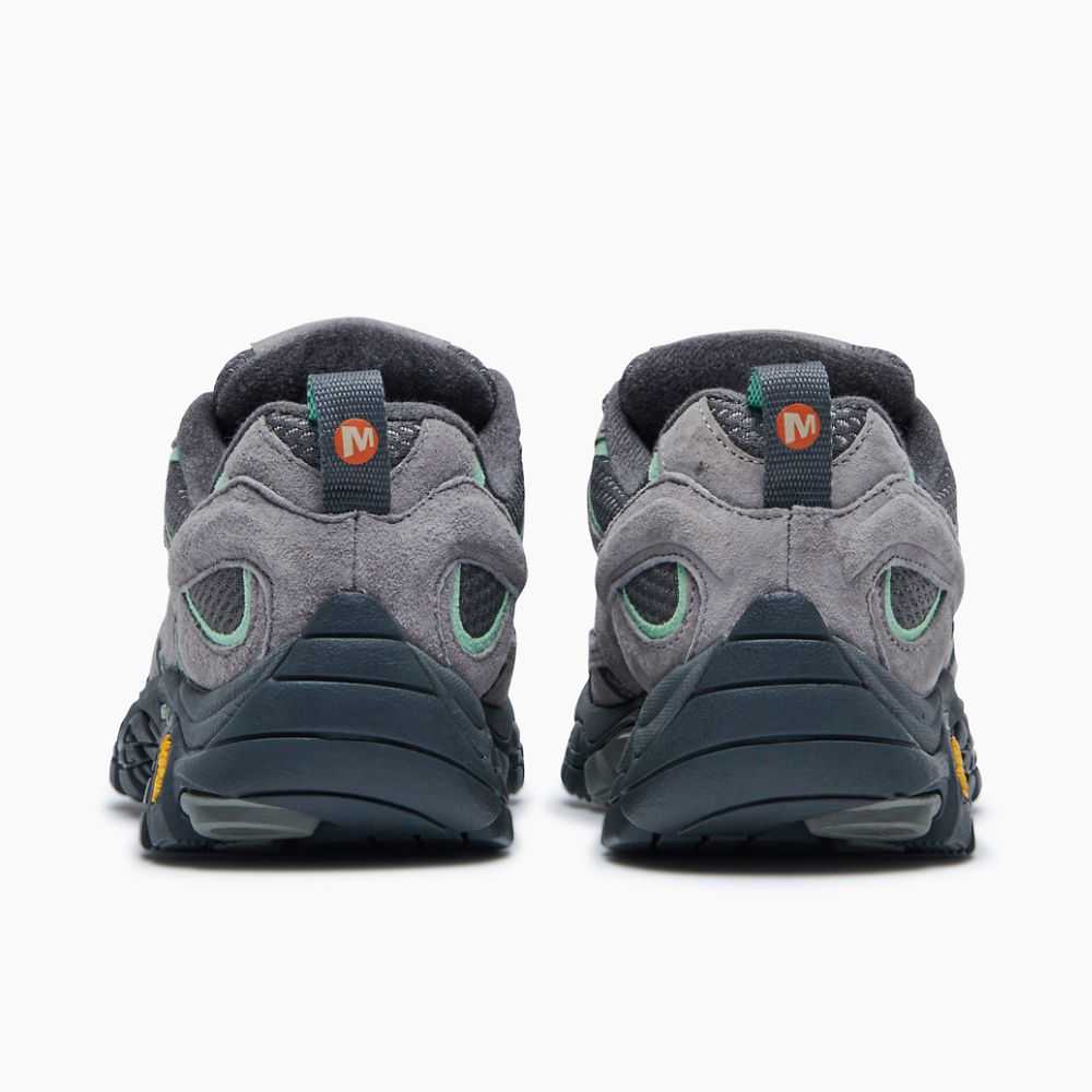 Tenis Senderismo Merrell Moab 2 Anchos Mujer Grises Claro | México-8947232