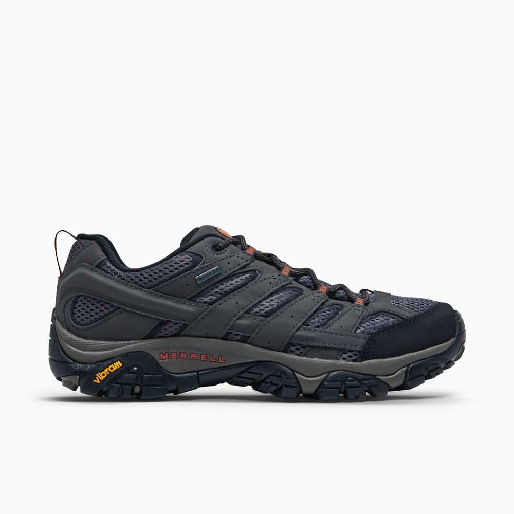 Tenis Senderismo Merrell Moab 2 GORE -TEX® Anchos Hombre Grises Claro Verdes | México-4630627