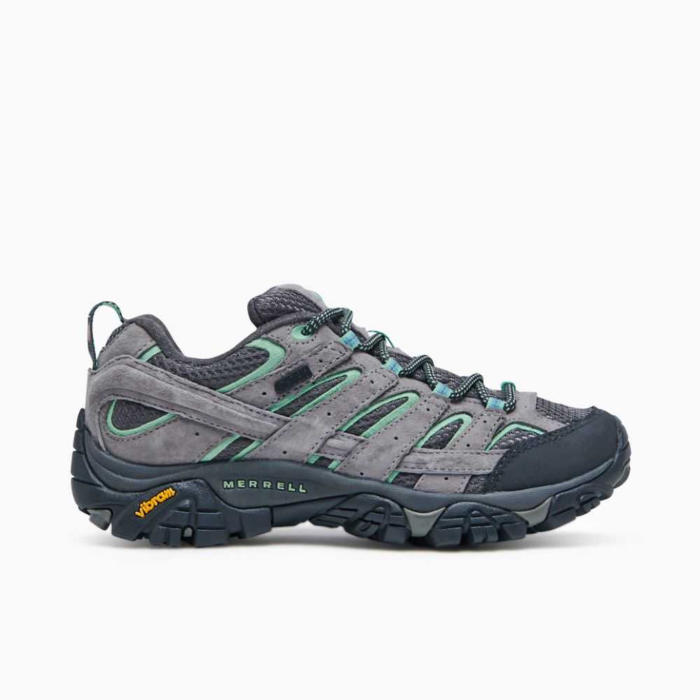 Tenis Senderismo Merrell Moab 2 Mujer Grises Claro | México-7823662