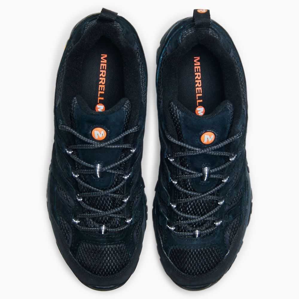 Tenis Senderismo Merrell Moab 2 Ventilator Anchos Hombre Negros | México-0266397