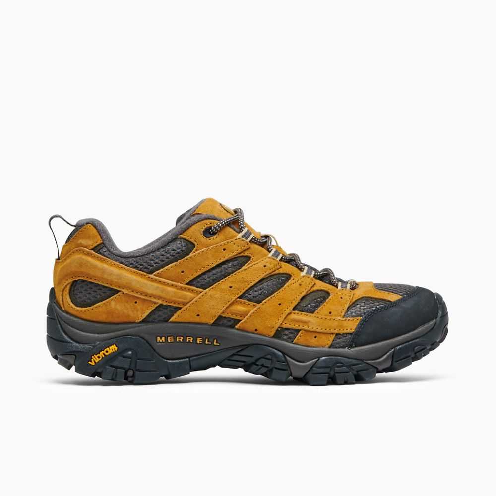 Tenis Senderismo Merrell Moab 2 Ventilator Hombre Dorados | México-0348696