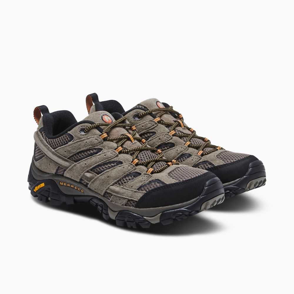 Tenis Senderismo Merrell Moab 2 Ventilator Hombre Grises Oscuro Marrom Claro | México-3062674