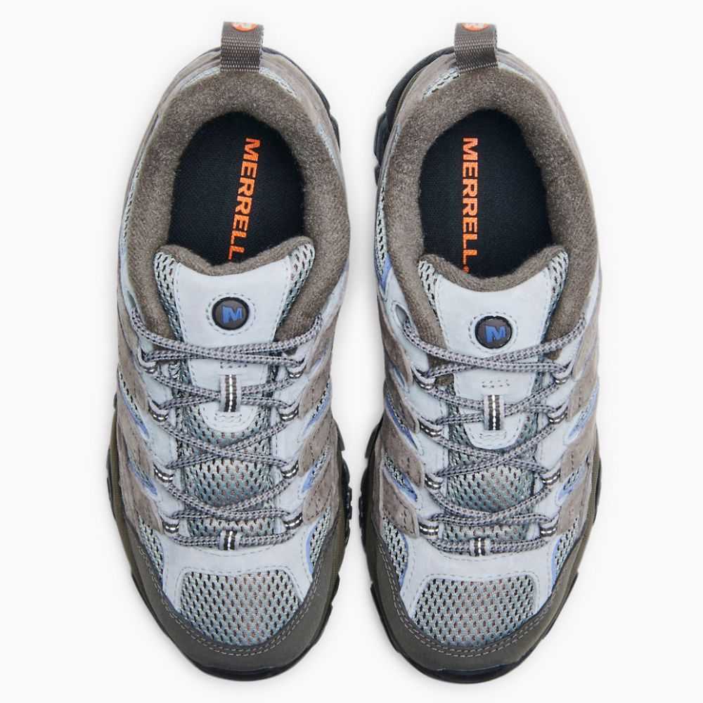 Tenis Senderismo Merrell Moab 2 Ventilator Mujer Blancos Azules | México-6629340