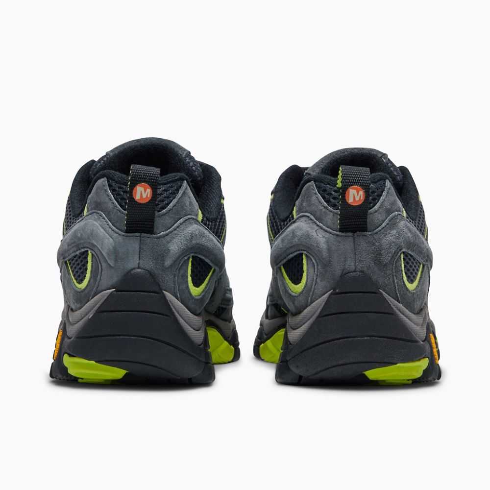 Tenis Senderismo Merrell Moab 2 Ventilator Hombre Grises Oscuro Fluorescentes | México-6962370