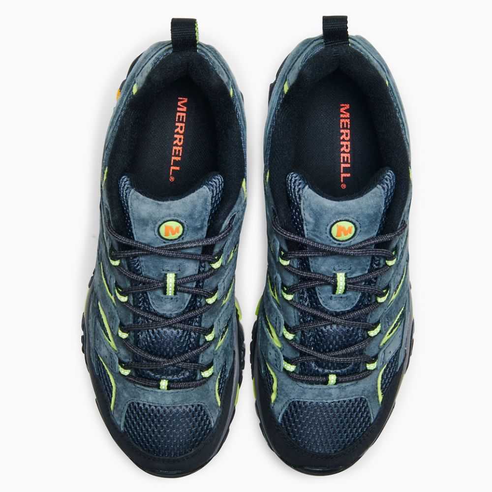 Tenis Senderismo Merrell Moab 2 Ventilator Hombre Grises Oscuro Fluorescentes | México-6962370