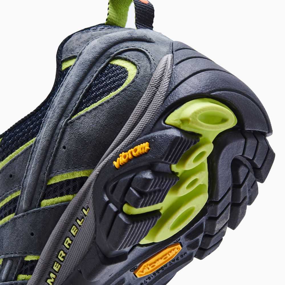 Tenis Senderismo Merrell Moab 2 Ventilator Hombre Grises Oscuro Fluorescentes | México-6962370