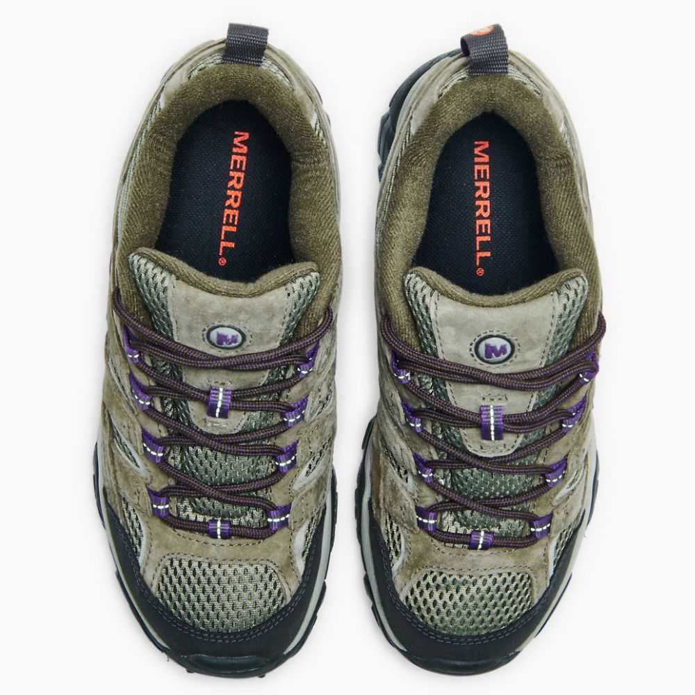 Tenis Senderismo Merrell Moab 2 Ventilator Mujer Verde Oliva | México-8472966