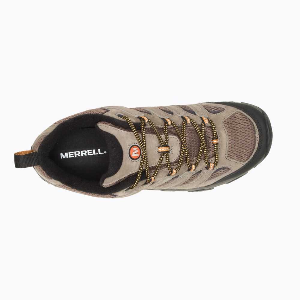 Tenis Senderismo Merrell Moab 3 Anchos Hombre Grises Oscuro Marrom Claro | México-3629608