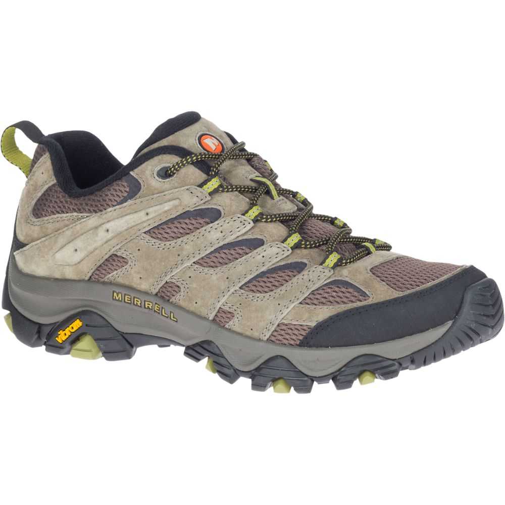 Tenis Senderismo Merrell Moab 3 Anchos Hombre Grises Oscuro Marrom Claro | México-6223796