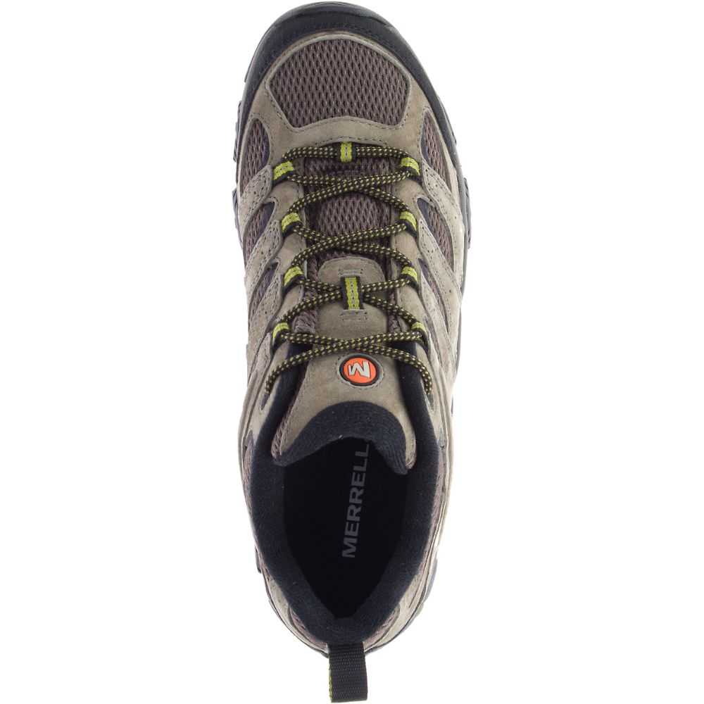 Tenis Senderismo Merrell Moab 3 Anchos Hombre Grises Oscuro Marrom Claro | México-6223796