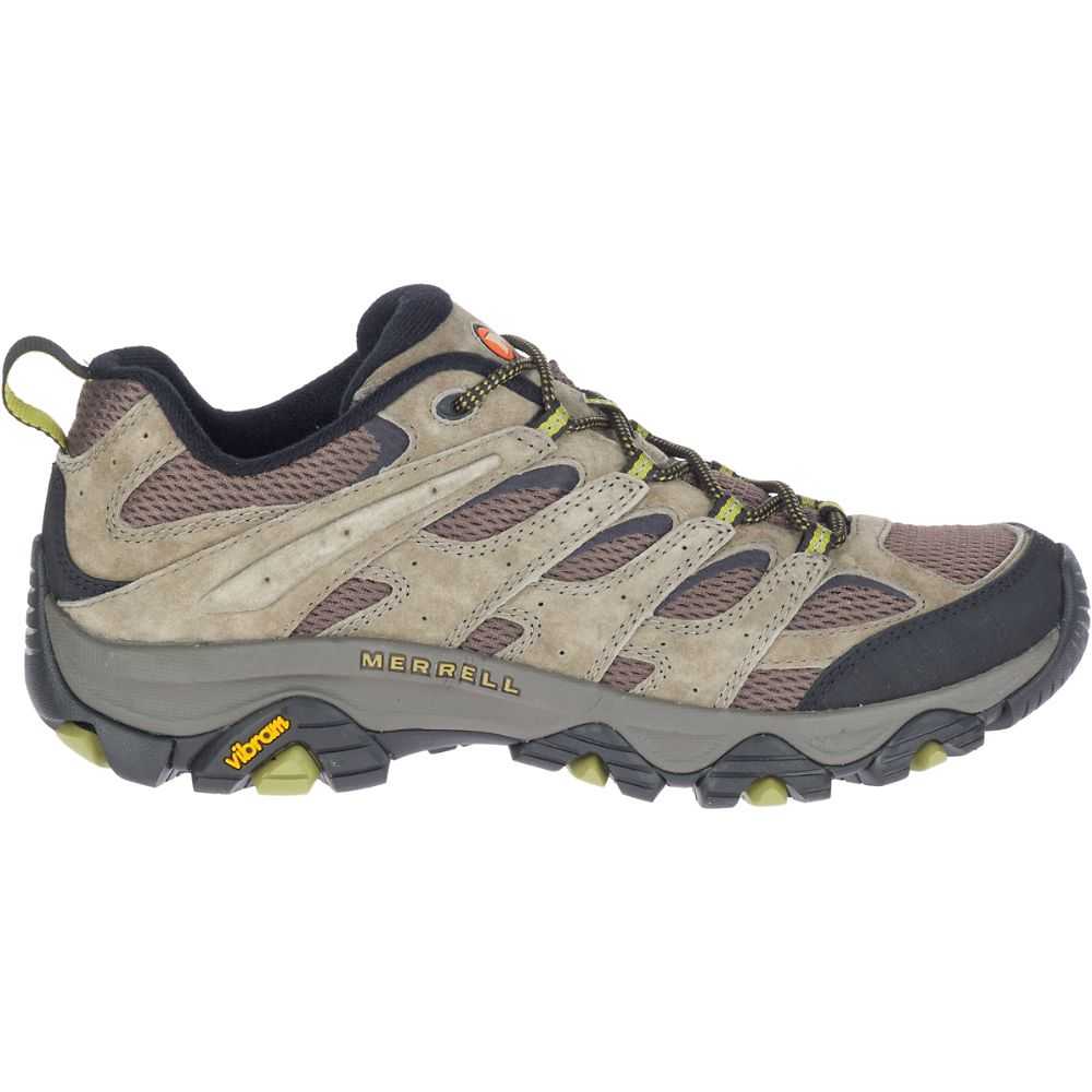 Tenis Senderismo Merrell Moab 3 Anchos Hombre Grises Oscuro Marrom Claro | México-6223796