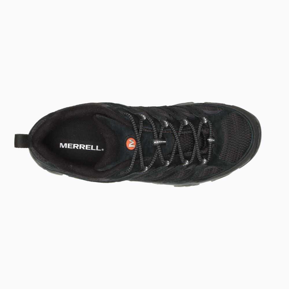 Tenis Senderismo Merrell Moab 3 Anchos Hombre Negros | México-6893402