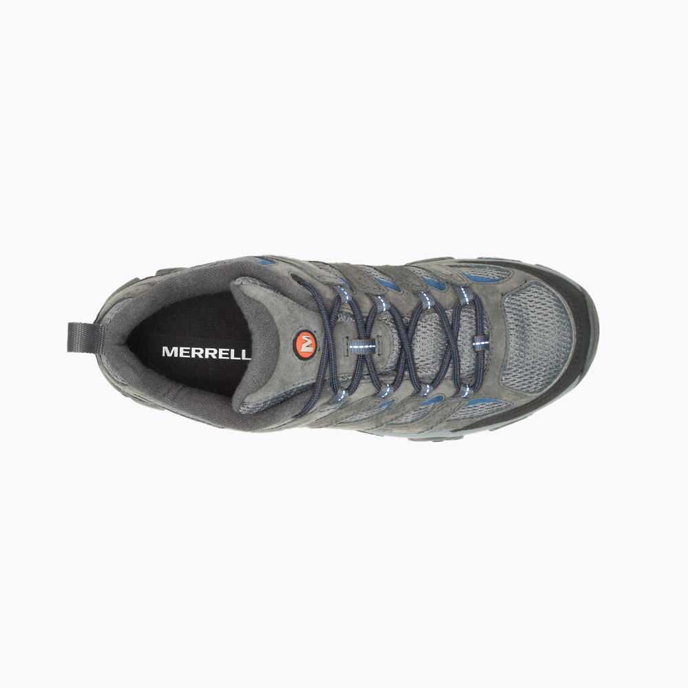 Tenis Senderismo Merrell Moab 3 Anchos Hombre Grises | México-9064837