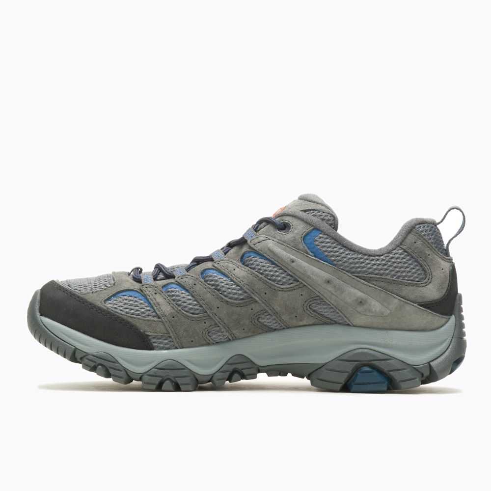 Tenis Senderismo Merrell Moab 3 Anchos Hombre Grises | México-9064837