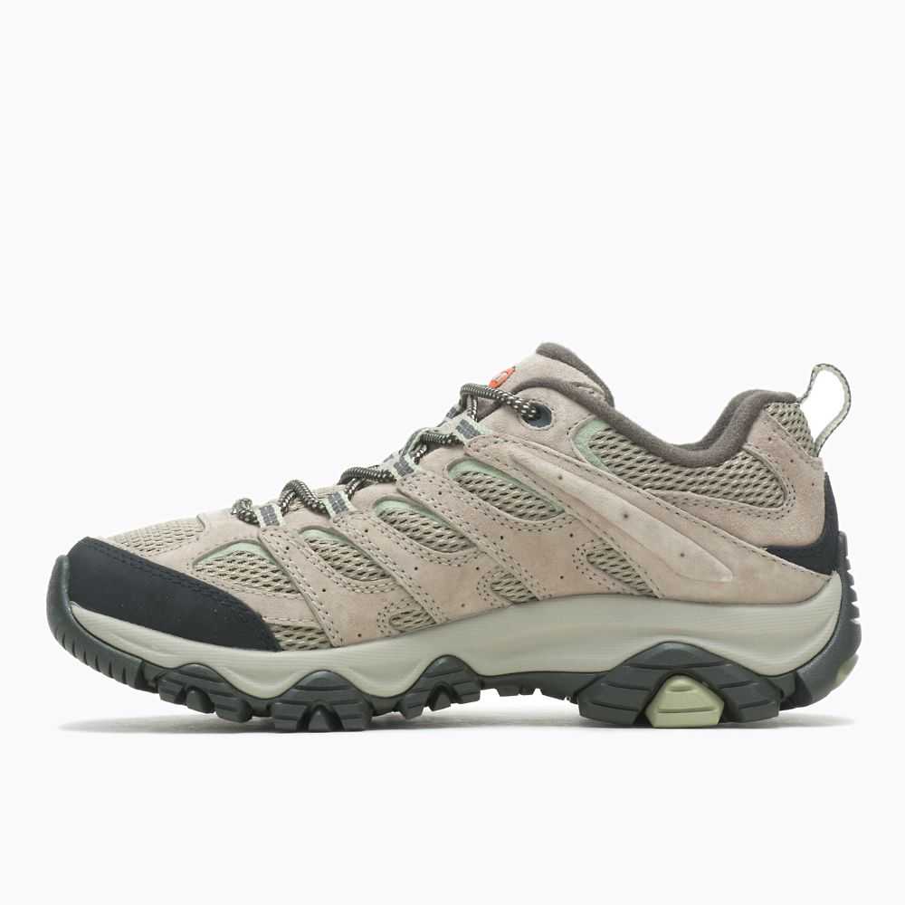 Tenis Senderismo Merrell Moab 3 Anchos Mujer Grises Claro | México-0836274