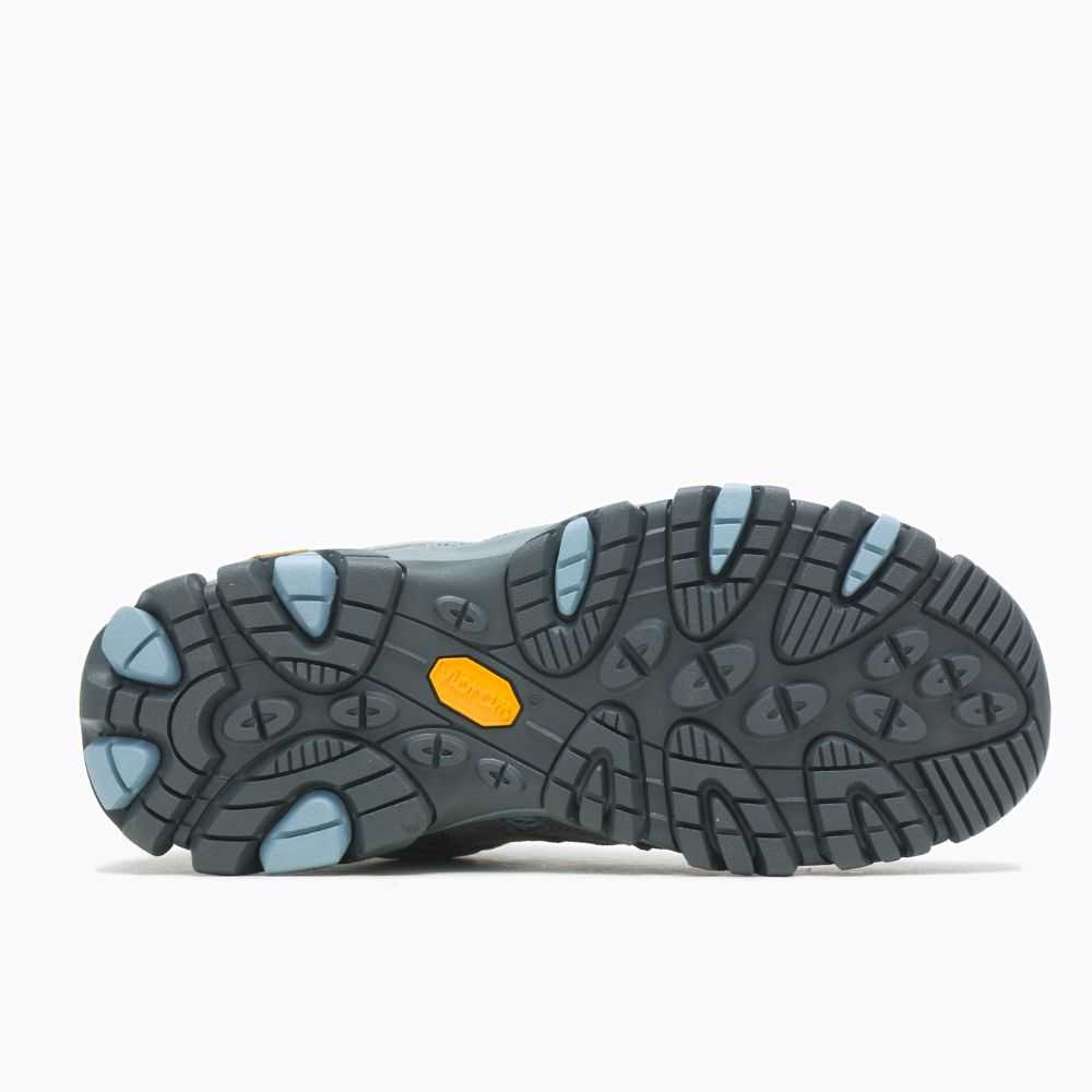 Tenis Senderismo Merrell Moab 3 Anchos Mujer Azules Grises | México-2726493