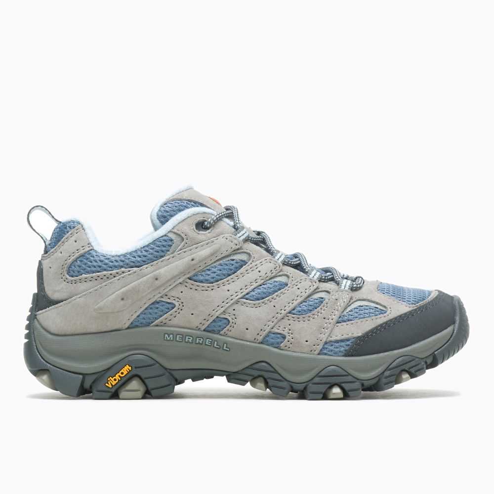 Tenis Senderismo Merrell Moab 3 Anchos Mujer Grises | México-2984366