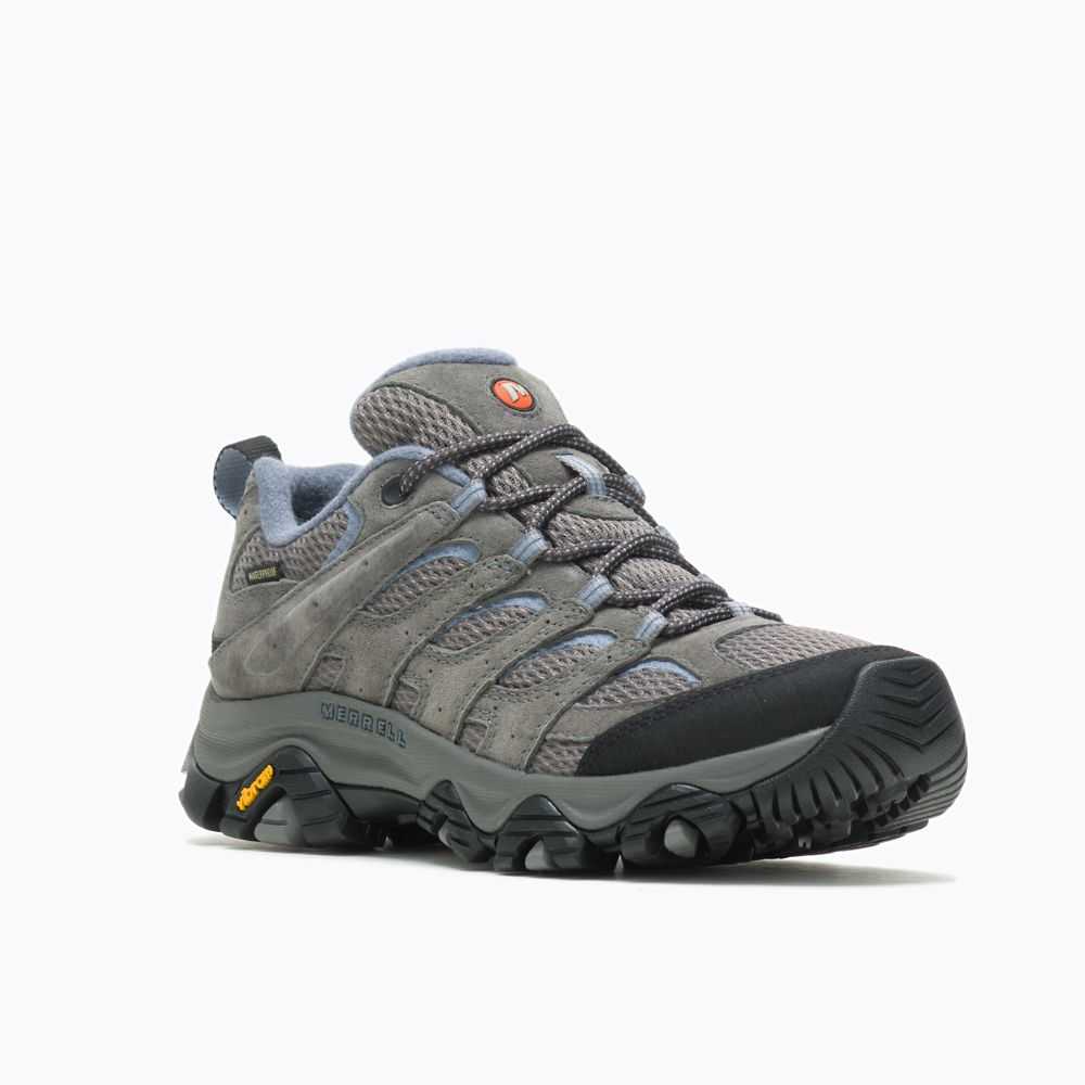 Tenis Senderismo Merrell Moab 3 Anchos Mujer Grises | México-7203269