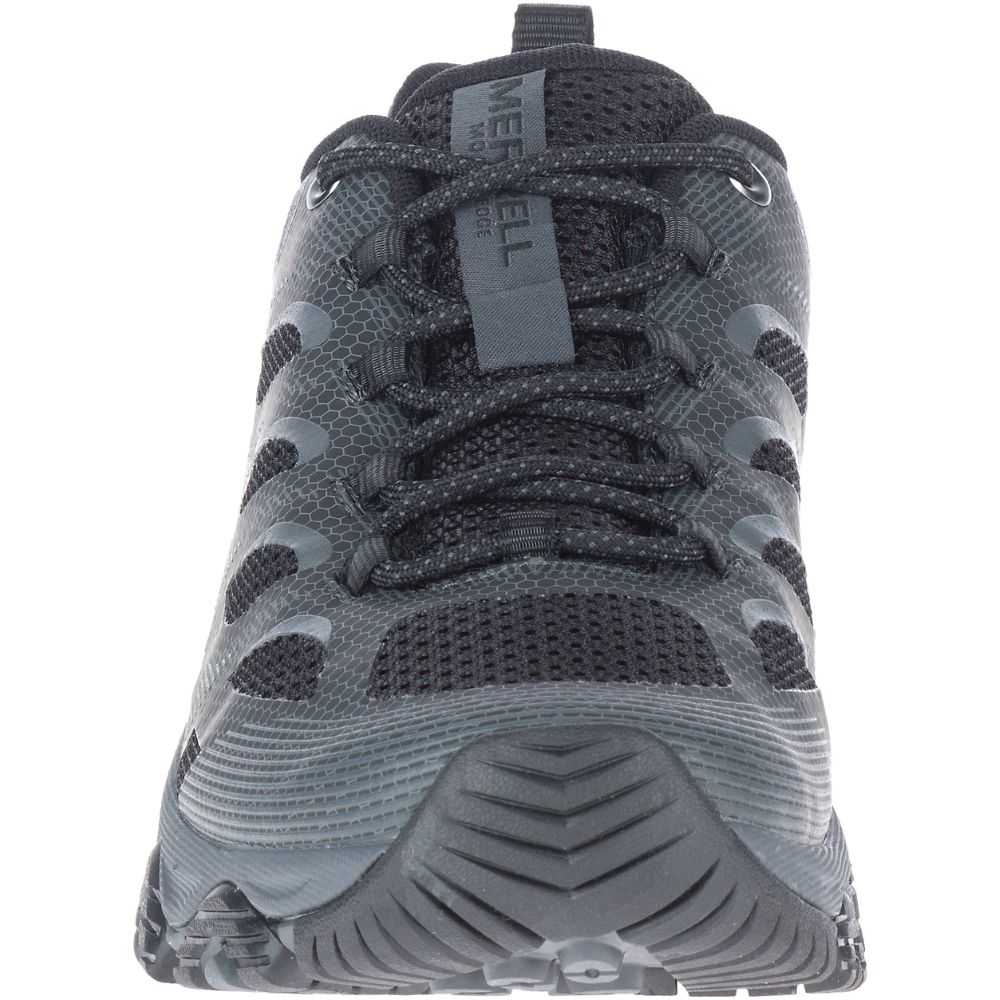 Tenis Senderismo Merrell Moab 3 Edge Hombre Negros | México-2928074