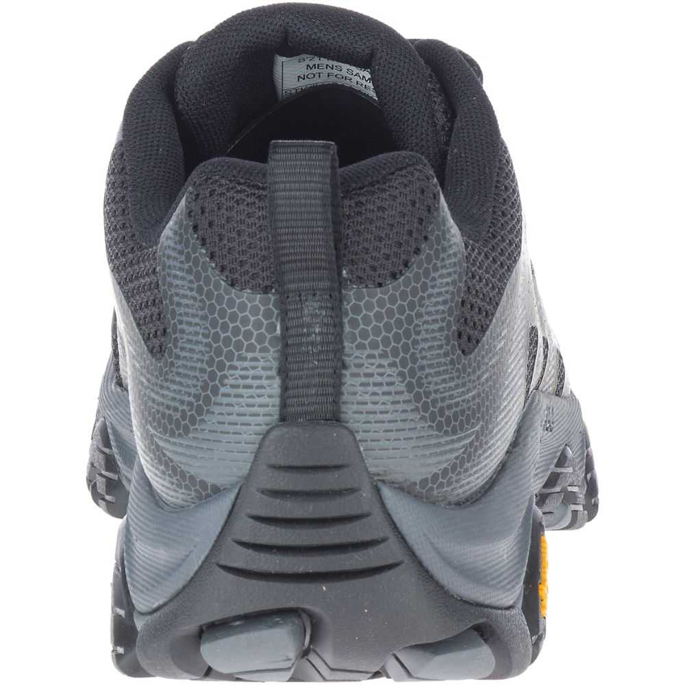 Tenis Senderismo Merrell Moab 3 Edge Hombre Negros | México-2928074