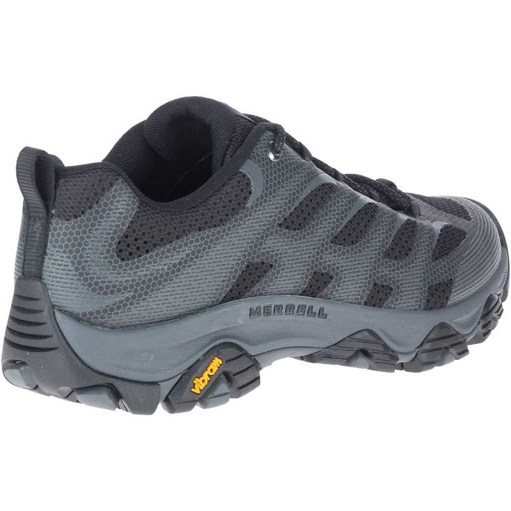 Tenis Senderismo Merrell Moab 3 Edge Hombre Negros | México-2928074