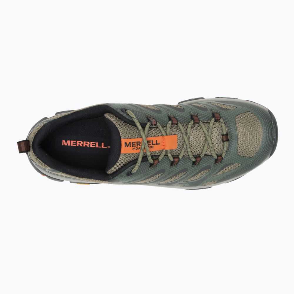 Tenis Senderismo Merrell Moab 3 Edge Hombre Verdes Oscuro | México-7660923