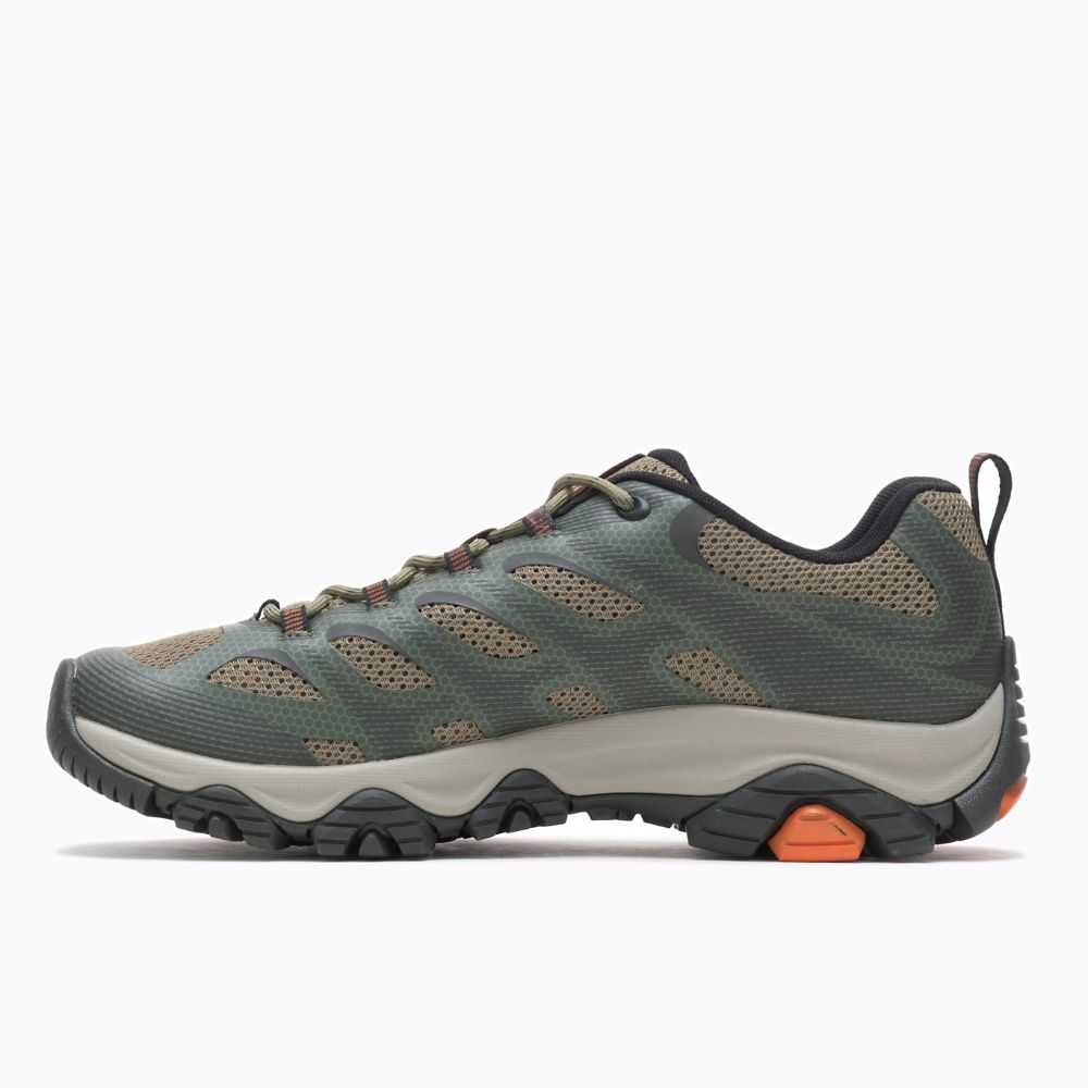 Tenis Senderismo Merrell Moab 3 Edge Hombre Verdes Oscuro | México-7660923