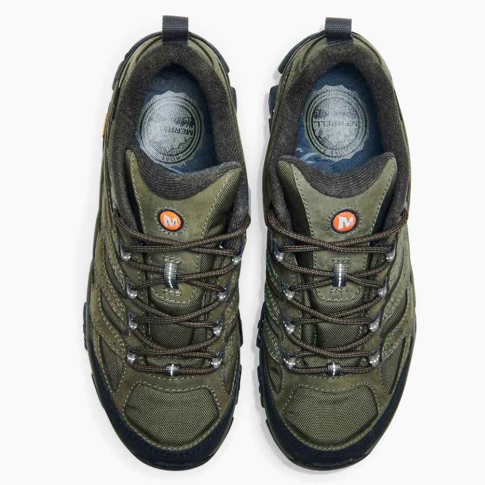 Tenis Senderismo Merrell Moab 3 GORE-TEX® Hombre Verde Oliva | México-7836264