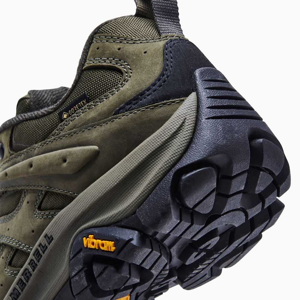 Tenis Senderismo Merrell Moab 3 GORE-TEX® Hombre Verde Oliva | México-7836264