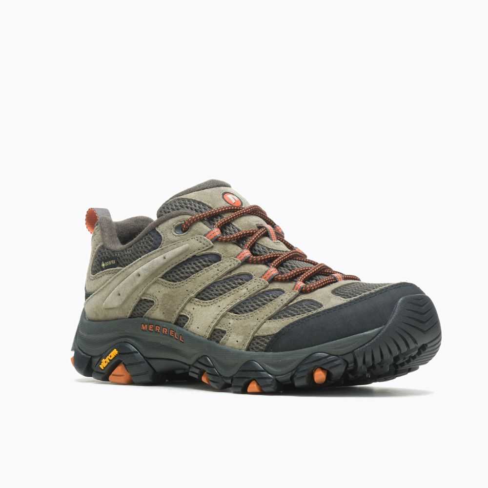 Tenis Senderismo Merrell Moab 3 GORE-TEX® Hombre Verde Oliva | México-8427639