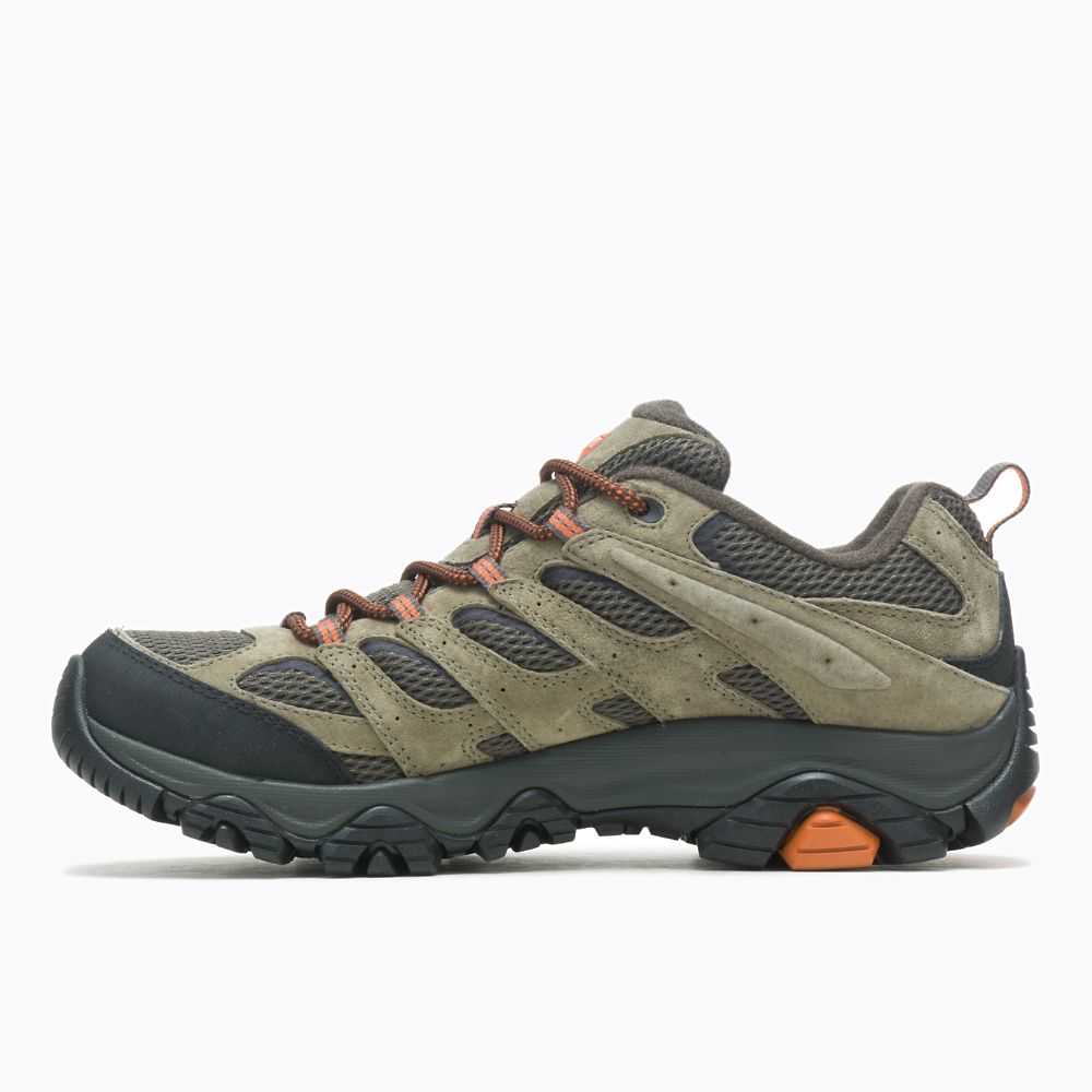 Tenis Senderismo Merrell Moab 3 GORE-TEX® Hombre Verde Oliva | México-8427639