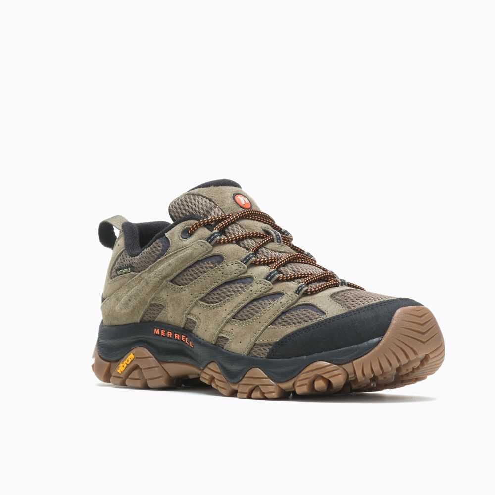 Tenis Senderismo Merrell Moab 3 Hombre Verde Oliva | México-6427306