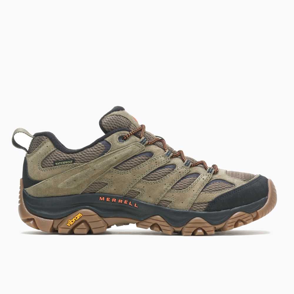 Tenis Senderismo Merrell Moab 3 Hombre Verde Oliva | México-6427306