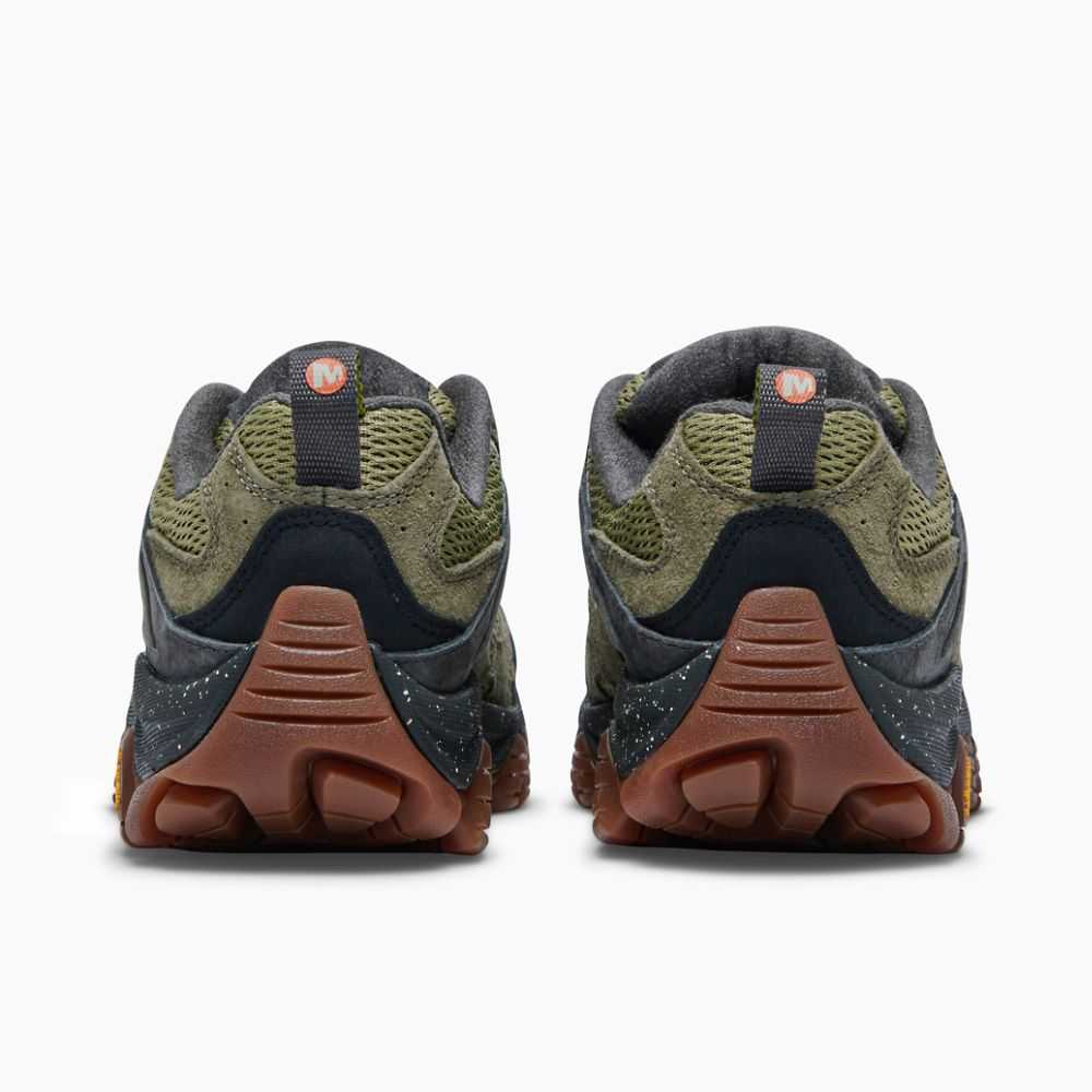 Tenis Senderismo Merrell Moab 3 Hombre Verdes Oscuro | México-8439276