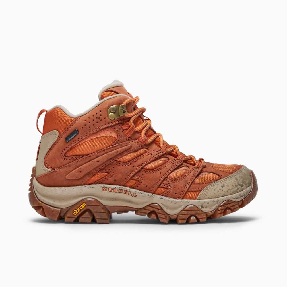 Tenis Senderismo Merrell Moab 3 Mid GORE-TEX® Mujer Marrom Naranjas | México-0296364