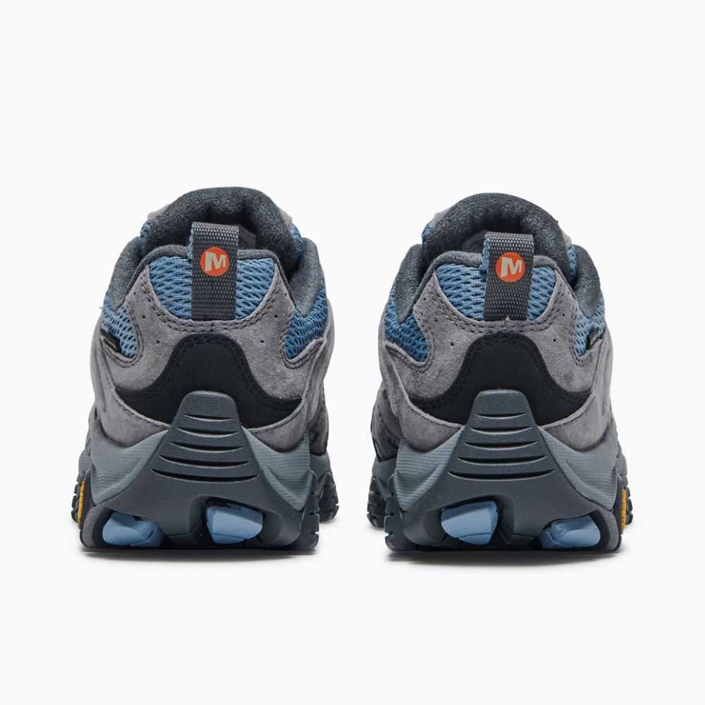 Tenis Senderismo Merrell Moab 3 Mujer Azules Grises | México-0648273