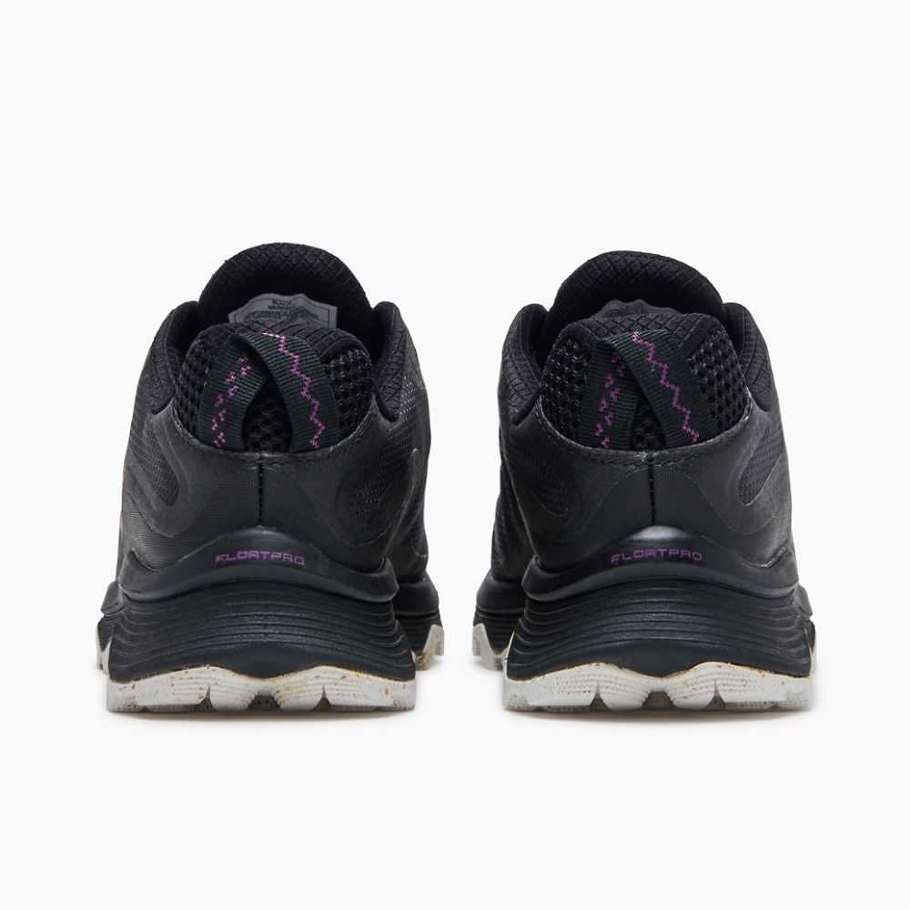 Tenis Senderismo Merrell Moab Speed Anchos Mujer Negros | México-2428639