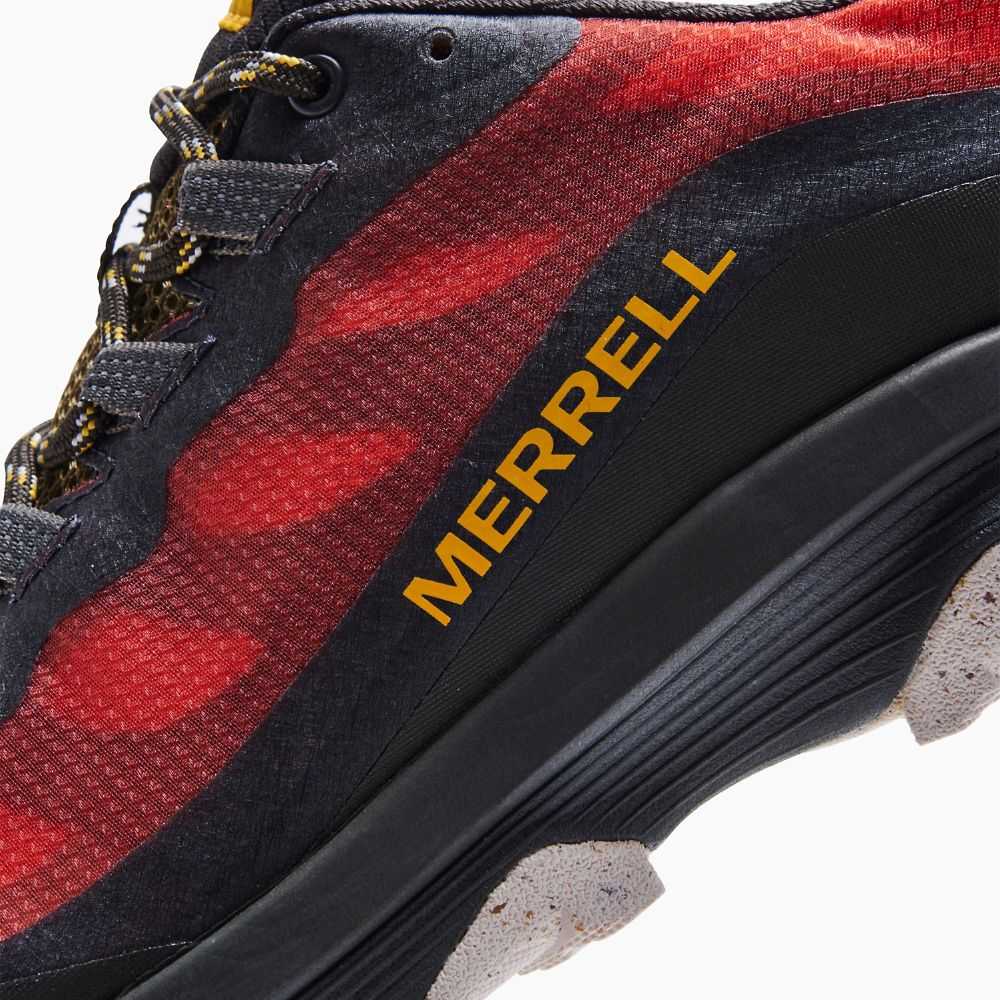 Tenis Senderismo Merrell Moab Speed Anchos Hombre Naranjas | México-4203729