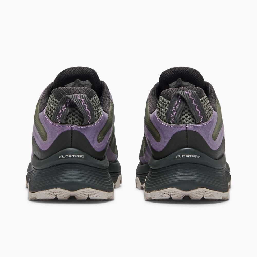 Tenis Senderismo Merrell Moab Speed Anchos Mujer Verdes Oscuro | México-8297360