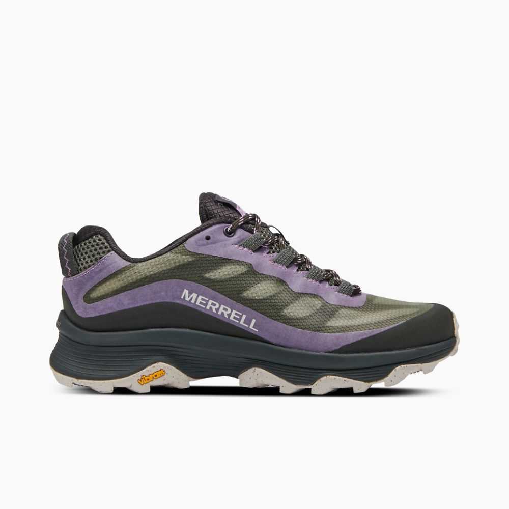 Tenis Senderismo Merrell Moab Speed Anchos Mujer Verdes Oscuro | México-8297360