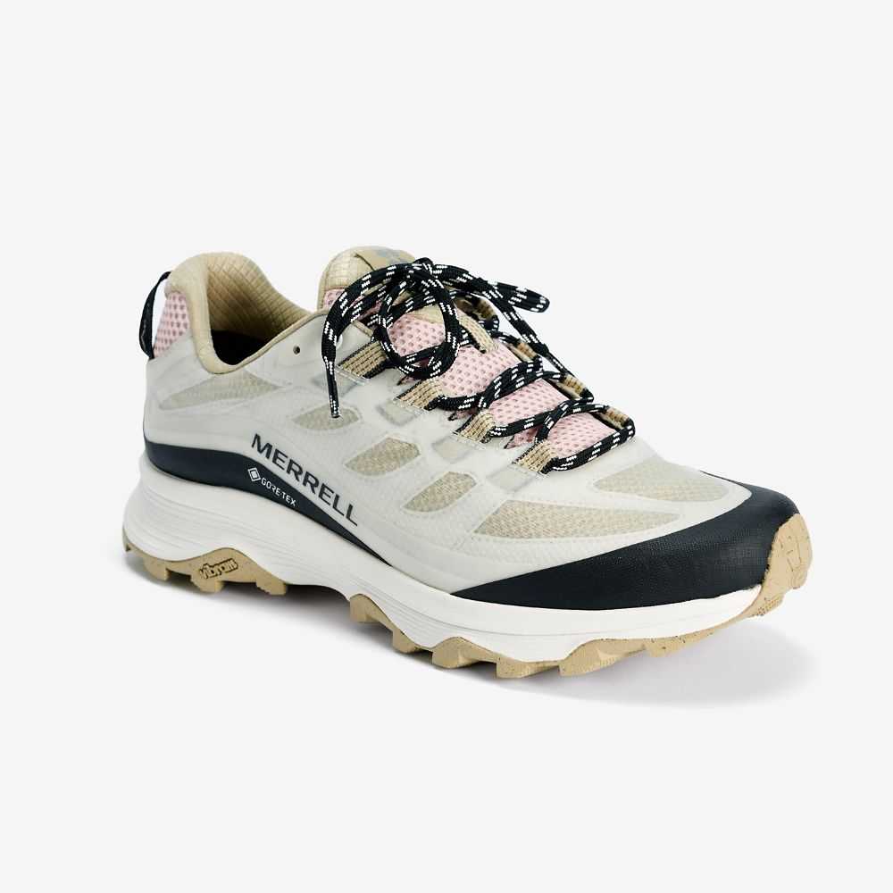 Tenis Senderismo Merrell Moab Speed GORE-TEX® X Sweaty Betty Mujer Blancos Kaki | México-7822606