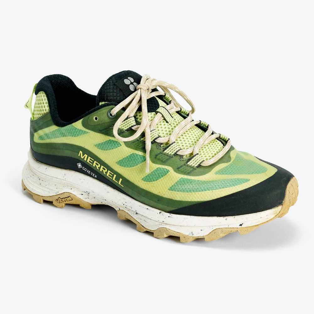 Tenis Senderismo Merrell Moab Speed GORE-TEX® X Sweaty Betty Mujer Blancos Verdes Claro | México-8236062