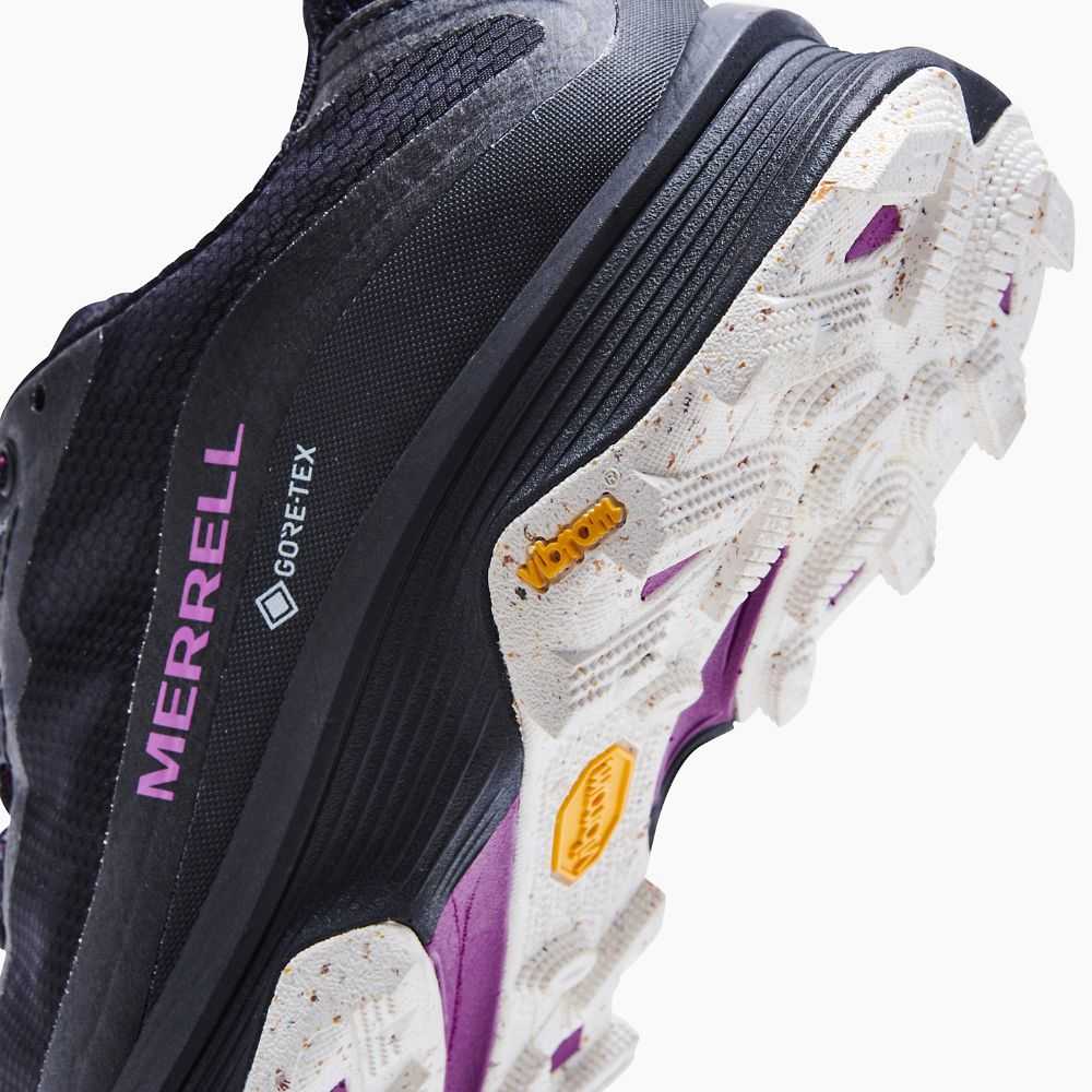 Tenis Senderismo Merrell Moab Speed GORE-TEX® Mujer Negros | México-8239046